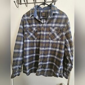 Men's Plaid Casual Button Down Shirt